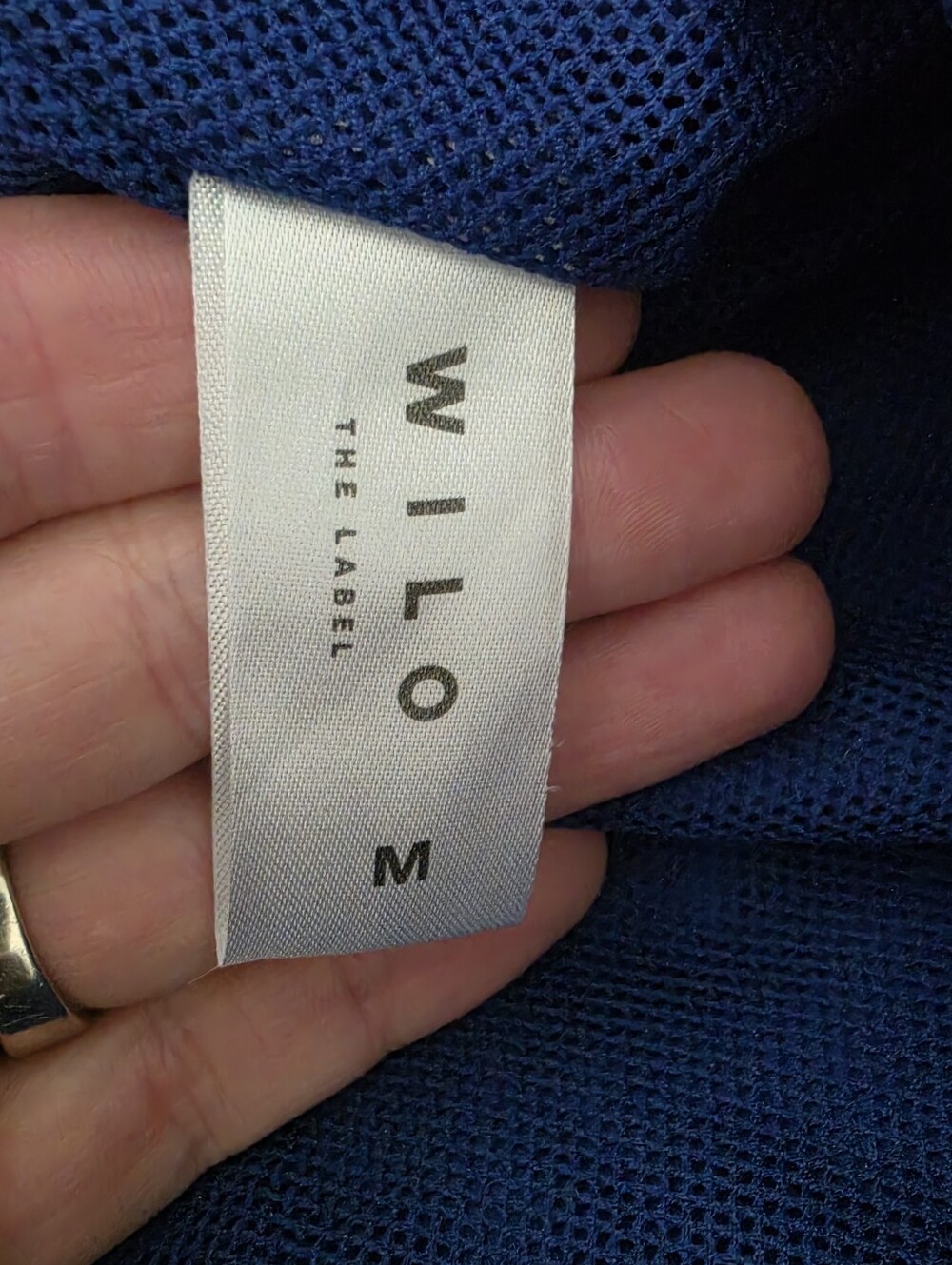 WILO The Label Blue Nylon Parachute Pants Women’s Medium Gorpcore   Pants - Picture 5 of 8